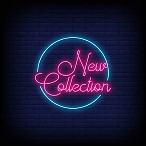 collection logo sex shop night sign in neon style neon sign a symbol