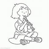 Music Caillou Sarah Playing Coloring Pages Xcolorings 720px 51k Resolution Info Type  Size Jpeg sketch template