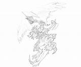 Aeon Calcos Soulcalibur sketch template