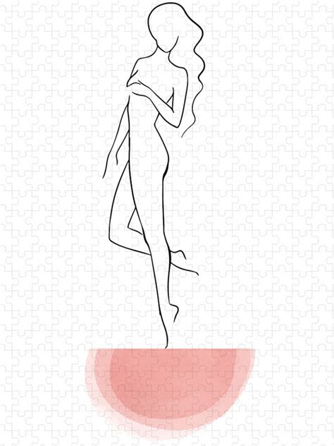 Nude Woman One Line Drawing Female Figure Printable Wall Art Woman