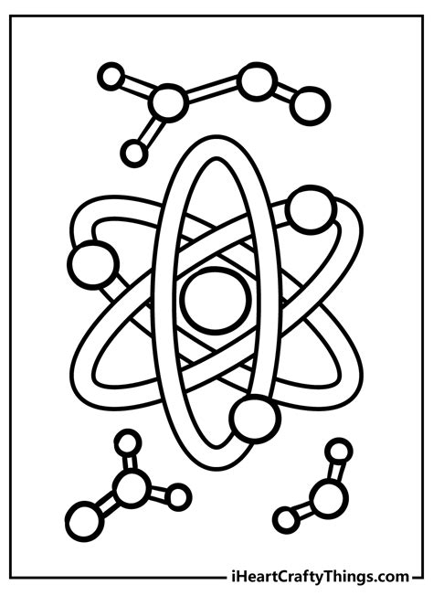 science coloring page
