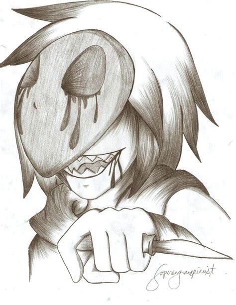 creepypasta drawing