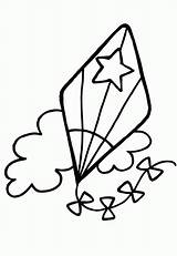 Kite Mewarnai Layang Clipartmag Paud Tk Kites Macam Doghousemusic sketch template