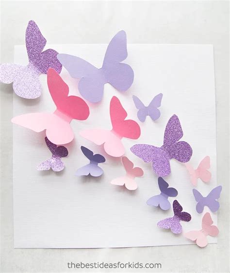 butterfly kids craft template