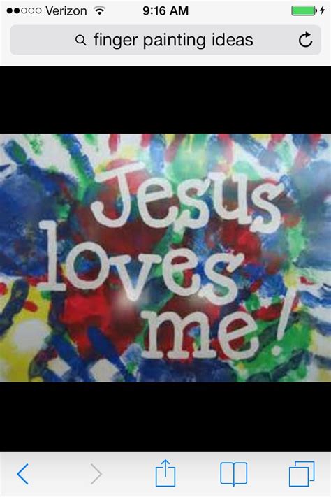 jesus loves  childrens church crafts bible crafts finger painting