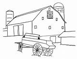 Barn Coloring Pages Quilt Amish Block Minimalist Drawing Easy Old Getdrawings Farm Color Simple Roof County Print Printable Quilts Scene sketch template