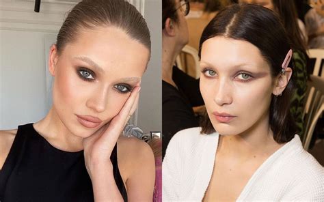 bleached brows  coolest anti beauty trend   moment