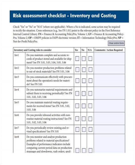 assessment checklist template   word  format