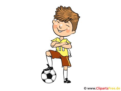 fussballer bild clipart cartoon image illustration