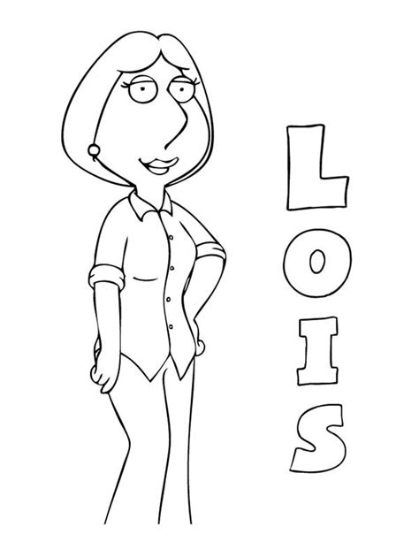 printable family guy coloring pages print color craft