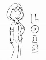 Pages Lois Griffin Kidsplaycolor sketch template
