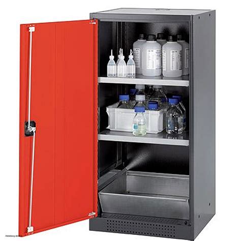 asecos chemical storage cabinet cs classic  cm height  cm left