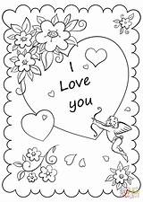 Coloring Printable Card Pages Valentines Valentine Cards Teenagers Heart St Color Print Crafts Drawing Cartoon Mom Printables Babe Drawings Dot sketch template