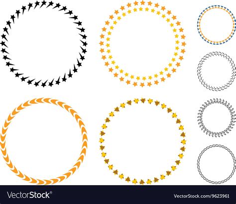 circle template badge royalty  vector image