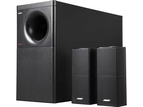 bose acoustimass   black acoustimass  speaker system neweggcom