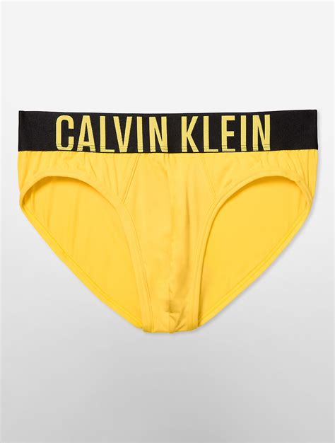 Lyst Calvin Klein Underwear Intense Power Micro Hip Brief In Yellow