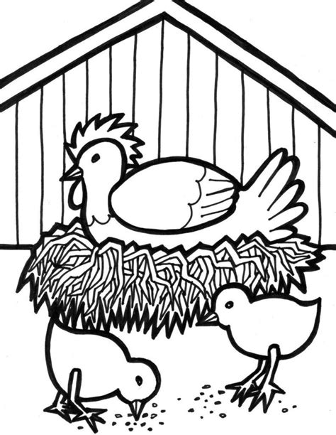 farm coloring pages  getcoloringscom  printable colorings