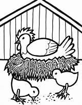 Farm Coloring Pages Printable Sheets Getcolorings Colouring Preschool Print Color sketch template