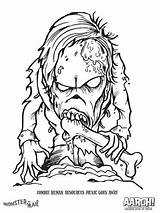 Coloring Pages Conjectural Knowledge Zombie Really Colors Use Zombies sketch template