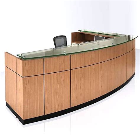 friant willow reception desk striking contemporary and professional