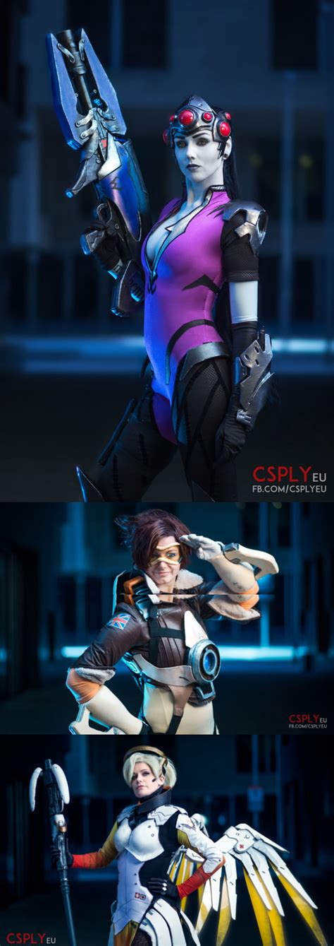 overwatch widowmaker tracer and mercy 9gag