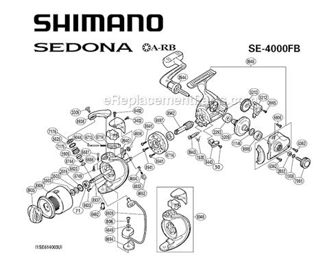 shimano sefb parts list  diagram ereplacementpartscom