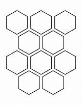 Hexagon Pattern Template Inch Stencil Printable Shapes Hexagons Shape Outline Templates Print Honeycomb Patternuniverse Patterns Pdf Half Tattoo Stencils Crafts sketch template