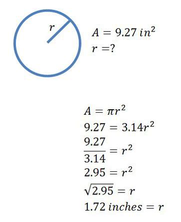 finding  radius formula concept studycom