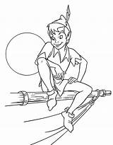 Peter Pan Wendy Pages Coloring Printable Getcolorings Color sketch template