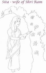 Coloring Pages Navratri sketch template