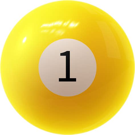 yellow billiard ball number   png