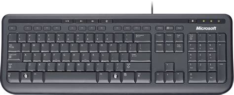 microsoft wired keyboard  usb keyboard german qwertz windows black splashproof conradcom