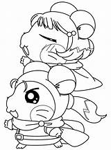 Hamtaro Coloring Pages Previous sketch template