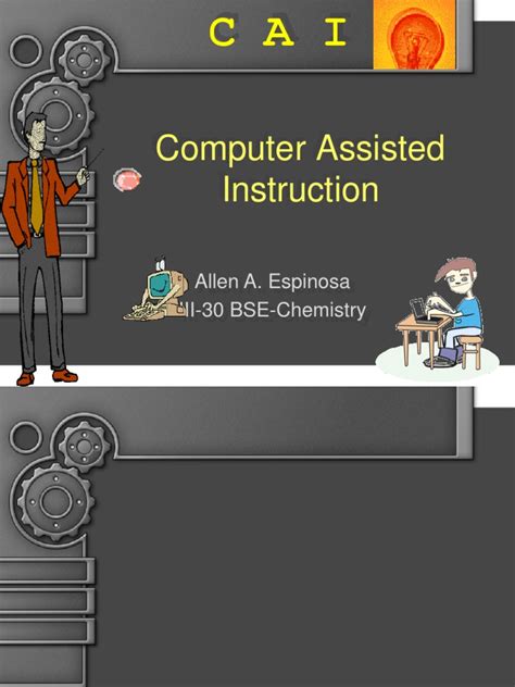 computer assisted instruction cai  educational technology