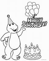 Barney Coloring Pages Birthday Happy Colouring Kids Printable Pbs Print Lucky Pony Little Color Star Mom Sheets Drawing Precious Moments sketch template