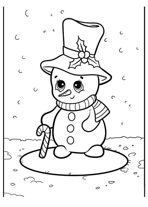 winter coloring pages fopr prek book  kids
