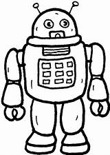 Mewarnai Cowok Versi Robots Clipartmag Dibujar Let sketch template