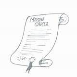 Magna Carta Two Part sketch template