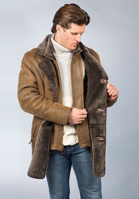 22 men s shearling coats ideas shearling shearling coat jackets