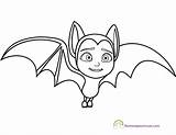 Coloring Vampirina Pages Bat Printable Batty Battleship Fruit Para Bats Getcolorings Murcielago Colorear Dibujos Color Da Imagen Disney Cute Visit sketch template