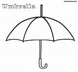 Umbrella Coloring Pages Colouring Print Color Clipart 32kb 1000 sketch template