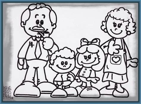 teaching kindergarten nuclear family tree coloring pages  baby