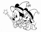 Halloween Disney Coloring Pages Printable Mickey Larger Version Click sketch template