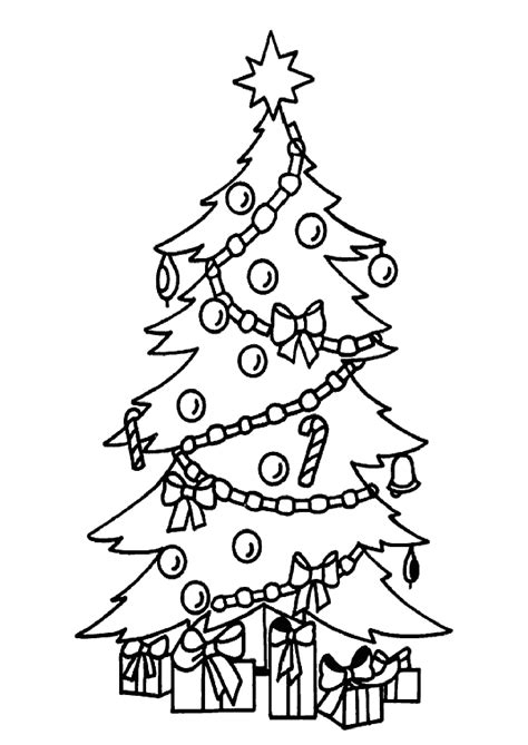 cute fantastic christmas cute christmas tree coloring pages