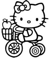 kitty riding  car coloring page  coloring pages