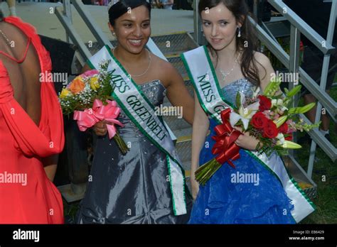 Two Miss Greenbelt Winners In The Beauty Contest In Greenbelt Maryland