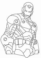 Iron Man Coloring Pages Draw Machine Drawing War Half Body Printable Marvel Easy Color Print Sewing Mask Getdrawings Cartoon Getcolorings sketch template