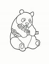 Panda Coloring Pages Bear Baby Cute Kids Cartoon Printable Colouring Color Drawing Halloween Print Getcolorings Getdrawings Library Happy Disney Clipart sketch template