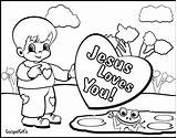 Valentine Coloring Pages Religious Getcolorings sketch template