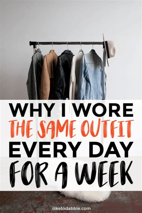 capsule wardrobe experiment why i wore the same outfit every day for a